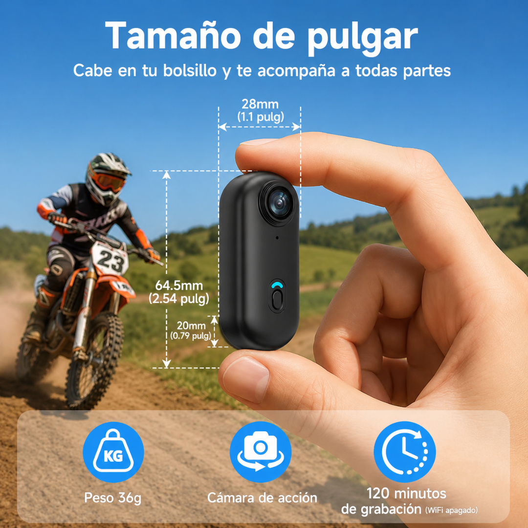 Cámara POV Manos Libres